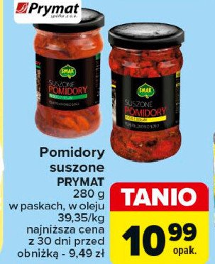 Pomidory suszone z ziołami Smak promocja