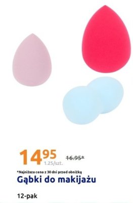 Gąbki do makijażu 12-pak promocja w Action