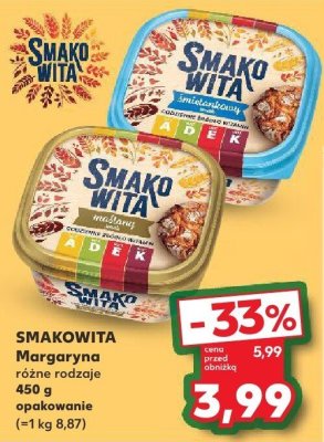 Margaryna, różne rodzaje promocja w Kaufland