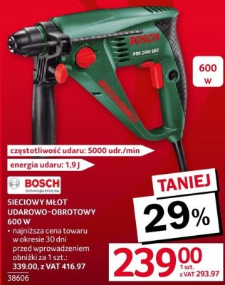 Młot udarowo-obrotowy PBH 2000 RE promocja w Selgros