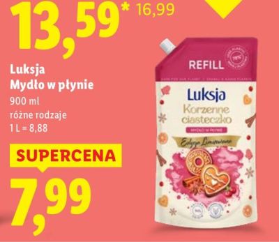 Mydło w płynie Luksja promocja w Lidl