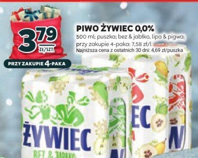 Piwo Żywiec 0.0% promocja w Stokrotka