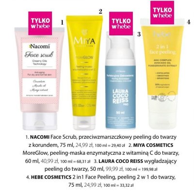 Peeling LAURA COCO REISS wygładzający do twarzy promocja w Hebe