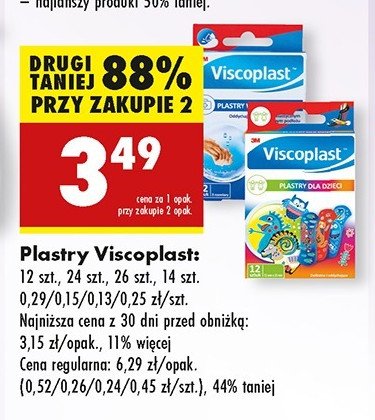Plastry kubuś puchatek Viscoplast promocja w Biedronka