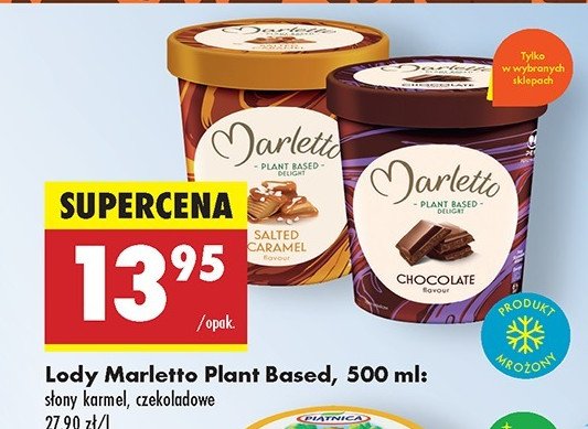 Lody s艂ony karmel Marletto promocja