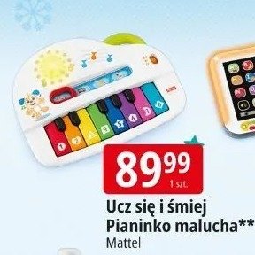 Ucz się i śmiej Pianinko malucha Mattel promocja w Leclerc