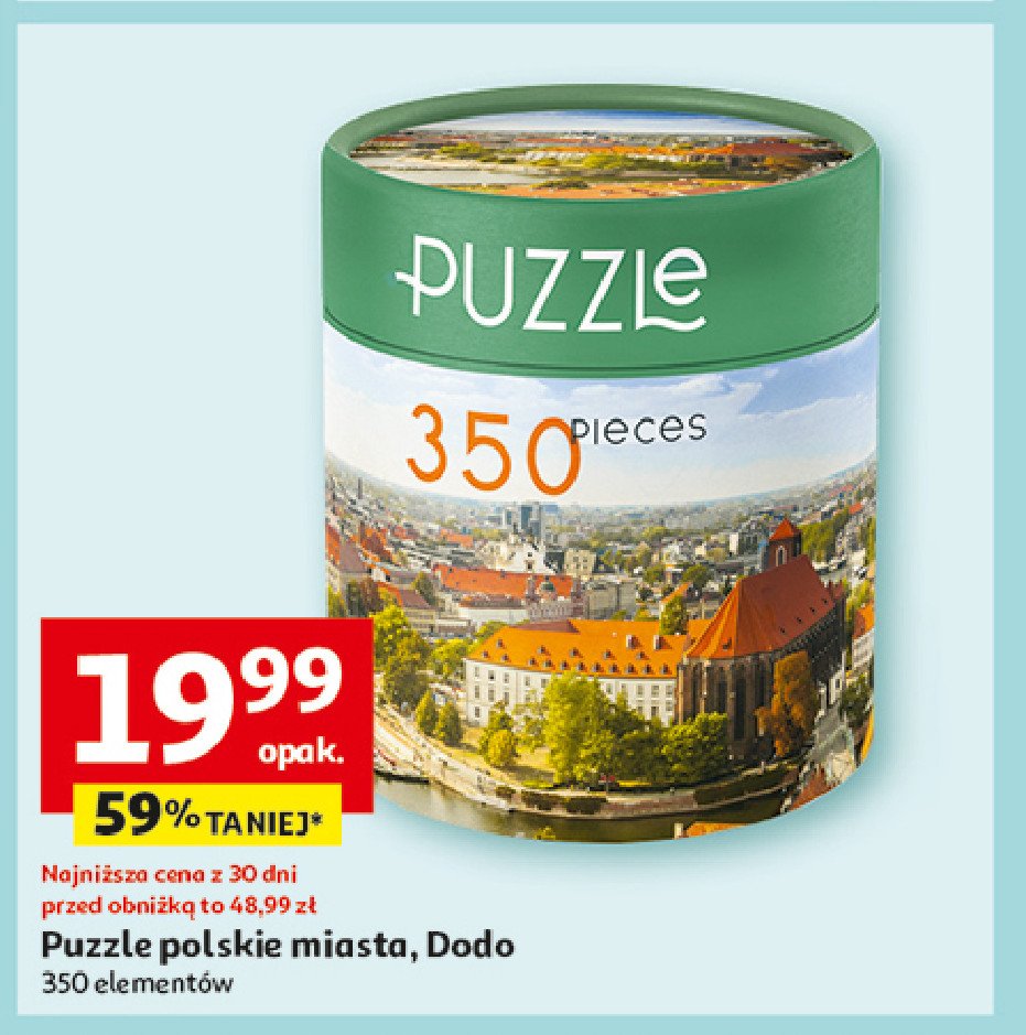 Puzzle polskie miasta 350 el. Dodo promocja