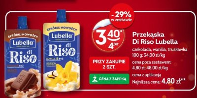 Przekąska Di Riso Lubella wanilia promocja w Żabka