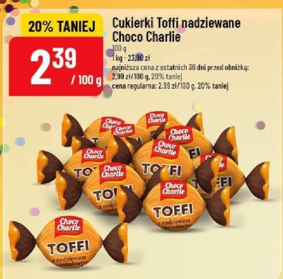 Cukierki Toffi nadziewane Choco Charlie promocja w POLOmarket