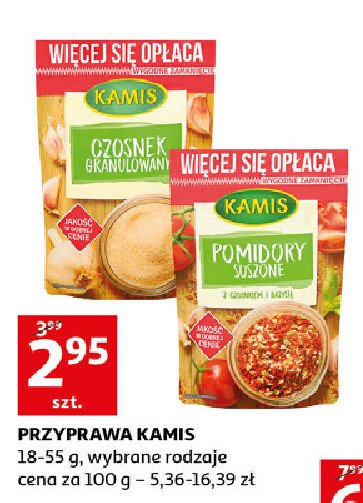 Pomidory suszone z czosnkiem i bazyli膮 Kamis promocja