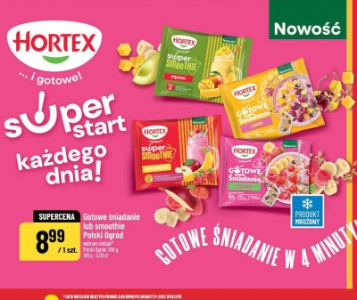 Gotowe śniadanie lub smoothie Polski Ogród Hortex promocja w POLOmarket