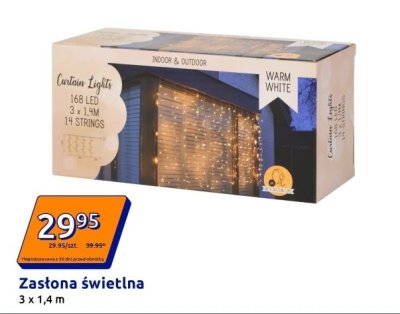 Zasłona świetlna 3 x 1,4 m promocja w Action