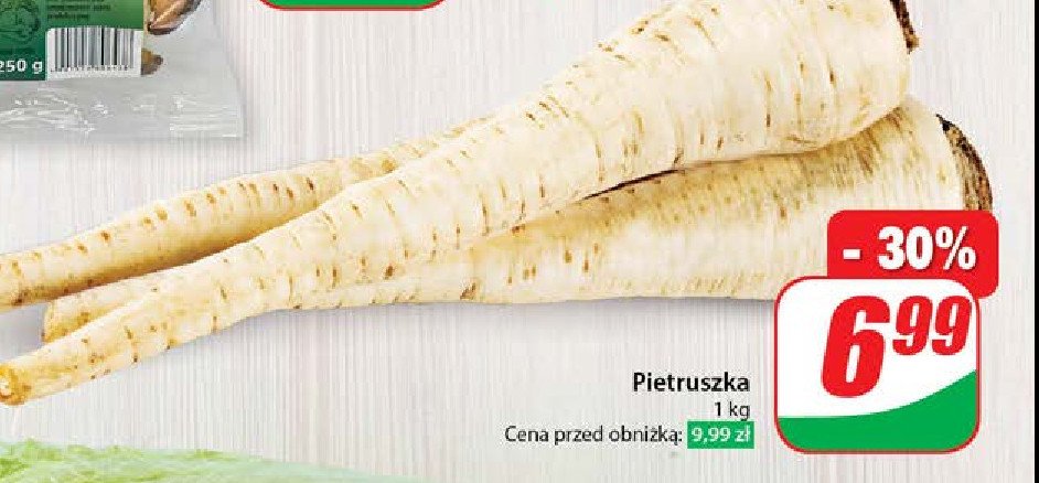 Pietruszka korzeń promocja w Dino