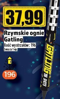 Rzymskie ognie Gatling promocja w TOPAZ