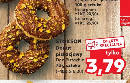 Donut pistacjowy Stokson promocja