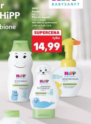 Pianka do mycia twarzy i rąk kaczuszka Hipp babysanft promocja