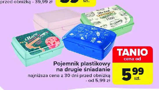 Pojemnik na śniadanie promocja