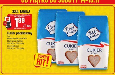 Cukier paczkowany promocja w POLOmarket