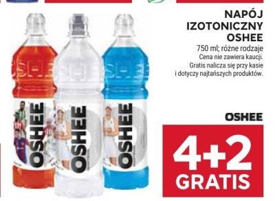 Napój izotoniczny Oshee różne rodzaje promocja w Stokrotka