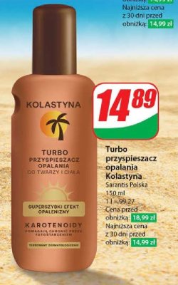 Przyspieszacz opalania turbo Kolastyna protect beauty promocja