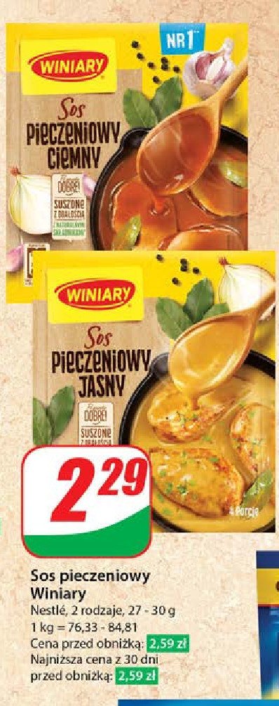Sos pieczeniowy jasny Winiary promocja