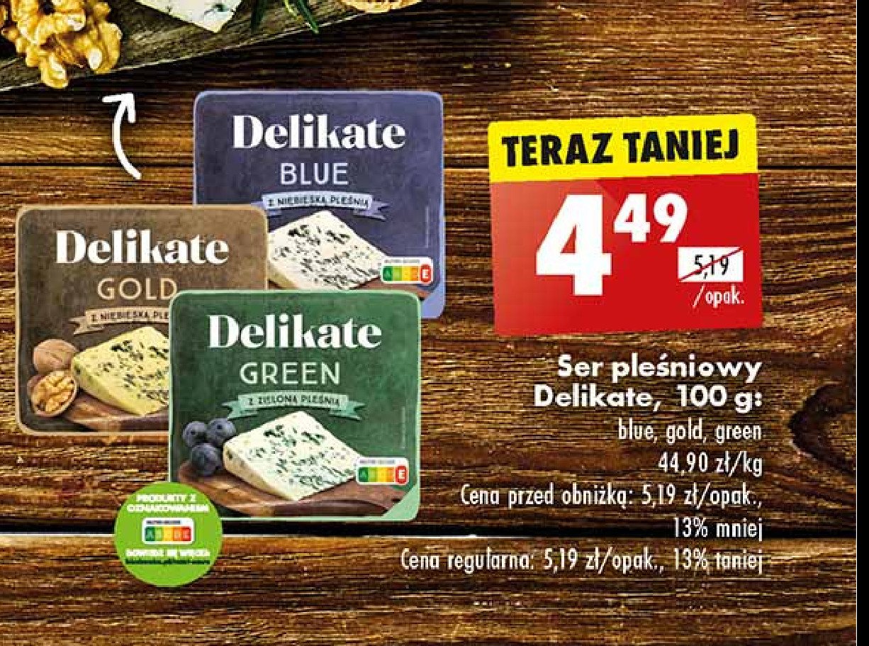 ser pleśniowy gold Delikate promocja