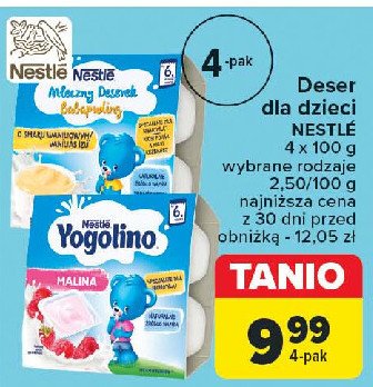 Deserek wanilia Nestle yogolino (jogolino) promocja