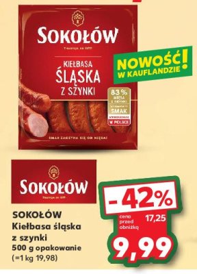 Kie艂basa 艣l膮ska z szynki Soko艂贸w promocja
