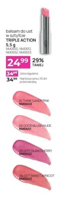 Balsam do ust w sztyfcie TRIPLE ACTION  NM0652 promocja w NEONAIL & NEO MAKE UP