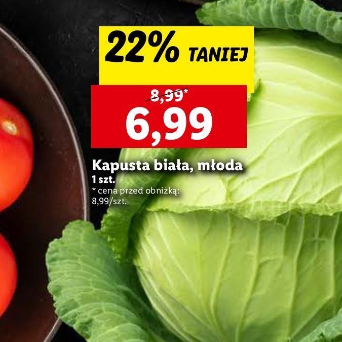 Kapusta biała młoda promocja