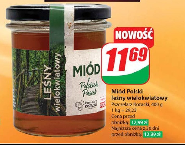 Mi贸d wielokwiatowy Pszczelarz kozacki promocja