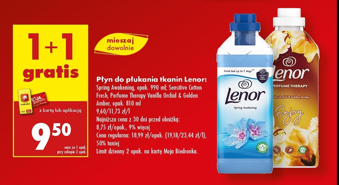 P艂yn sensitive Lenor promocja