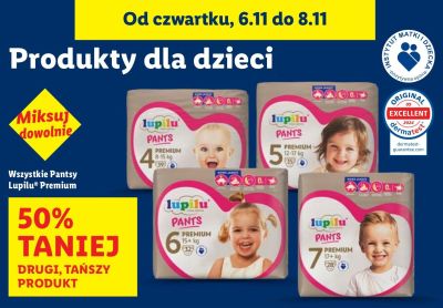 Pantsy Lupilu Premium promocja w Lidl