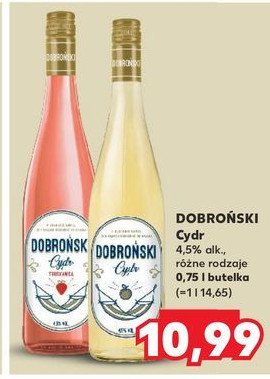 Cydr truskawkowy DOBROŃSKI promocja