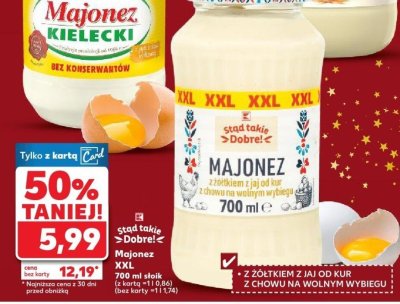 Majonez Kielecki Społem Kielce 500 ml promocja w Kaufland