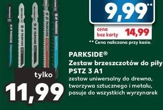 Komplet brzeszczotów do piły elektrycznej Parkside promocja