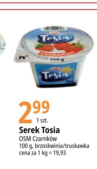 Serek brzoskwinia promocja
