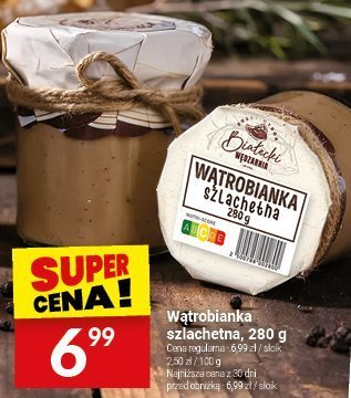 Wątrobianka szlachetna, 280 g promocja w Twój Market