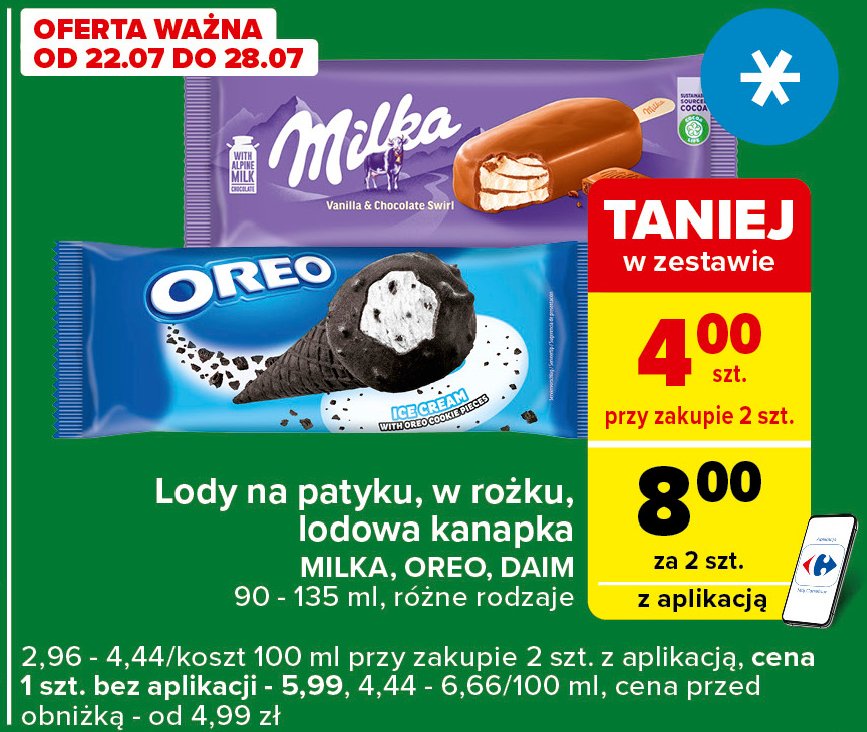 Lód w rożku Daim promocja