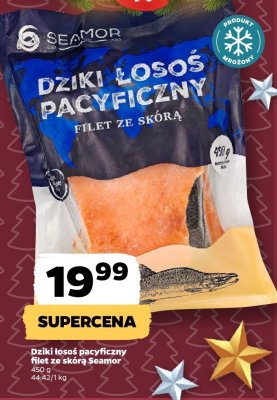 Dziki łosoś pacyficzny, filet ze skórą promocja w Netto
