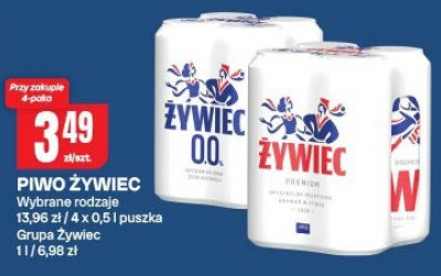 Piwo Żywiec, wybrane rodzaje promocja w Chorten