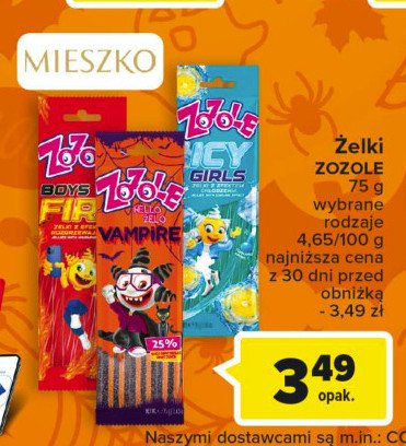 Żelki girls Zozole promocja