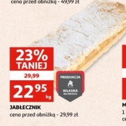 Jabłecznik Auchan promocja