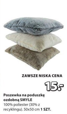 Poszewka na poduszkę SMYLE promocja w Jysk