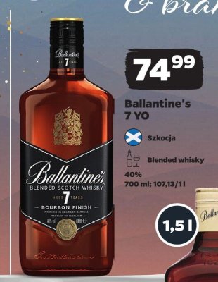 Whisky Ballantine's 7 YO promocja w Netto