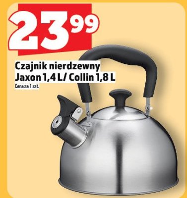 Czajnik nierdzewny Jaxon 1,4 L / Collin 1,8 L promocja w TOPAZ
