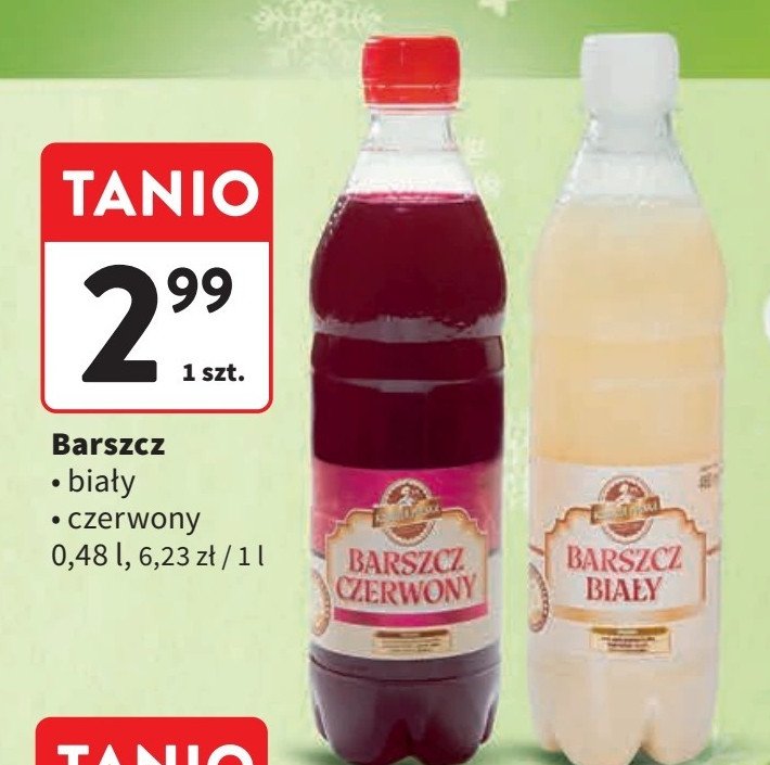 Barszcz biały Kuchnia polska promocja w Intermarche