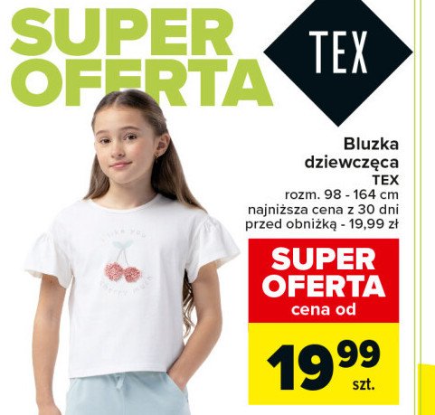 Bluzka dziewcz臋ca 98-164 cm Tex promocja