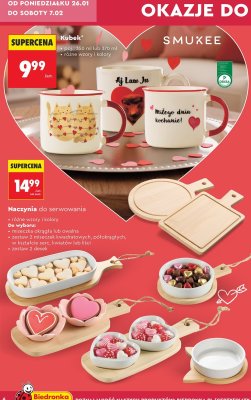 Kubek SMUKEE różne wzory i kolory promocja w Biedronka