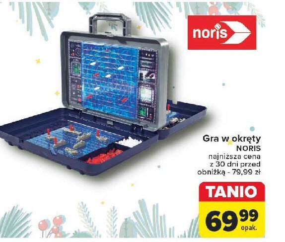 Gra na okręty z opcjami świetlnymi bitwa morska Noris (zabawki) promocja w Carrefour